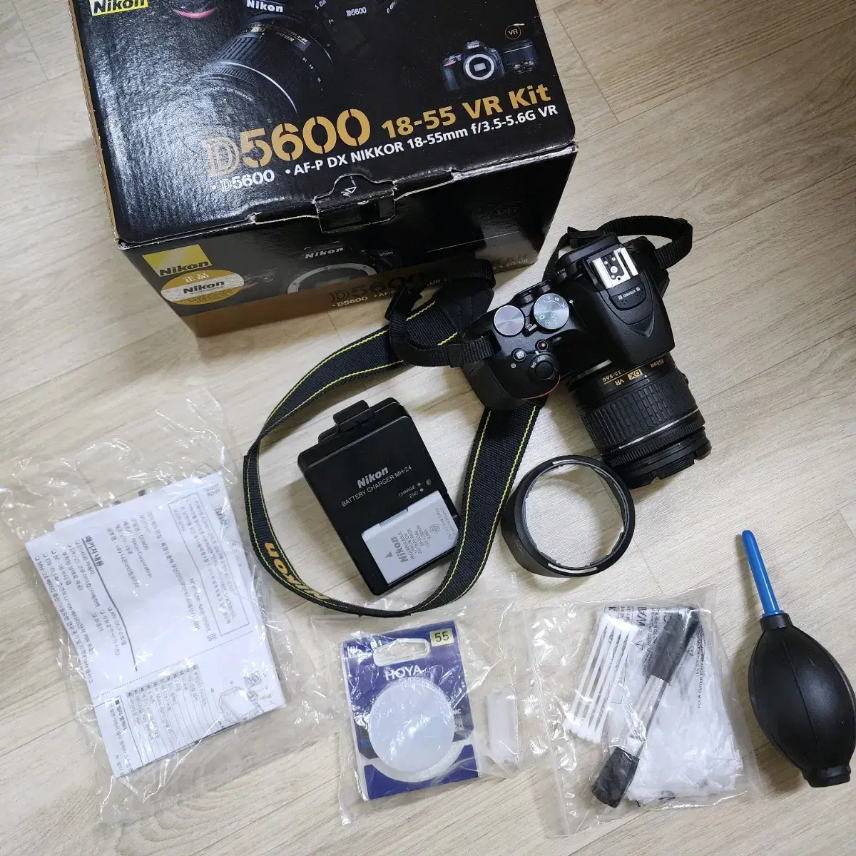 dslr카메라 니콘d5600 바디+렌즈